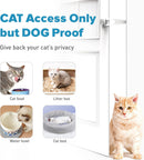 Neobay Cat Door Latch with Stabilizer, Keeps Dogs Out of Litter Box — 4