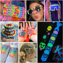 Gionlion 6000+ PCS Pony Beads 30 Assorted Colors Includes Glow in the Dark Bead, Kandi Beads for Jewelry Making,… — 4