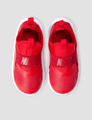 Nike Kids' Flex Runner 4 Running Shoes - Boys Girls Toddler Baby Sneakers - University Red/University Red/Team Red — 4