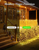 14.8x5FT Christmas Net Lights Outdoor Plug in with 8 Modes — 5