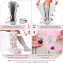 Jewlri Tall Walking Boot for Broken Foot, Air Cam Walker Boot, M - Pink-Tall — 7