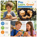 4 Pack Wooden Puzzle Brain Teasers Toy for Kids 3D Puzzles for Teens — 5