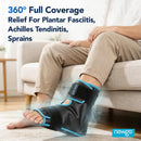 NEWGO Foot Ice Pack Wrap, Cold Compression for Plantar Fasciitis, Black — 3