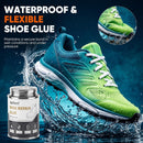 4OZ Clear Shoe Repair Glue Kit, Heavy Duty Waterproof Flexible Sole Adhesive with Silicone Spreader, 2 Sandpaper… — 3