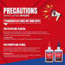 GH1200 57 Grams (2 oz) 100/1500 CPS (Thin/Thick) Super Glue All Purpose with Anti Clog Cap. Ca Glue - Adhesive… — 5