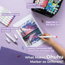 Ohuhu Alcohol Markers 104 Colors Brush& Fine for Artist Adult Cozy Coloring | Brush & Fine — 6