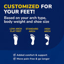 Dr. Scholl’s Custom Fit Orthotics 3/4 Length Arch Support Shoe Inserts - Plantar Fasciitis Relief Insoles for Men and Women, Immediate All-Day Total Lower Body Pain Relief, FSA HSA Eligible, CF440 — 3