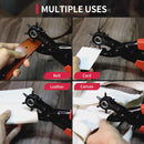 Revolving Punch Plier Kit, XOOL Leather Hole Punch Set for Belts, Watch Bands, Straps, Dog Collars, Saddles, Shoes, Fabric, DIY Home or Craft Projects, Heavy Duty Rotary Puncher, Multi Hole Sizes Make | Hole Puncher — 5