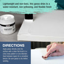U.S. Art Supply White Gesso Primer 16.9oz (500ml) for Oil & Acrylic Paint — 5