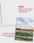 Simetufy 72 Pcs 5x7inch Small Canvas Boards for Kids Painting,Flat Panels | 5"x7" - 72 pack — 3