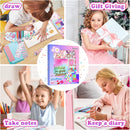 Nsrzua DIY Journal Kit for Girls,Toys for Ages 8-14 and Birthday Gifts for Girls. | purple — 2