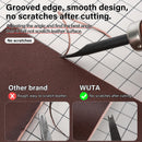WUTA Leather Edge Bevelers, 4pc High Carbon Steel Edge Skiving Set, Wood Hand Edge Bevelers, Leather Craft Keen Edge Cutting for Beveling (0.8mm+1mm+1.2mm+1.4mm) — 3