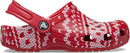 Crocs Kids Classic Graphic Clog – Holiday Sweater Print — 5