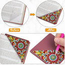 WIVICO 4Pcs Diamond Painting Bookmarks, Diamond Pearl Art Kits for Adults | Mandala — 4