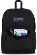 JanSport SuperBreak One Backpacks - Durable, Lightweight Bookbag with 1 Main Compartment, Front Utility Pocket with Built-in Organizer - Premium Backpack, Black | One Size — 3