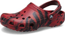 Crocs Unisex Adult Classic Marbled Tie-dye Clogs – Pepper/Black — 1