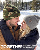 3 Pack Beanie for Men Women, Winter Double Layer Warm Hat Skull Cap - Camouflage 2+black+dark Grey — 6