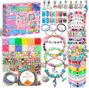 leitait Girls Toys Bracelet Making Kit -3400pcs Charm Jewelry Making Kit Supplies,Unicorn/Mermaid Crafts Birthday… — 1