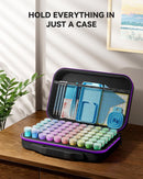 ARTDOT 60 Slots Storage Container for Diamond Art Kits for Adults, Portable Bead Storage Boxes for Diamond Painting Accessories and Tools | Black | Medium — 2