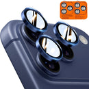 TOCOL for 2 Pack iPhone 17 Pro Max Camera Lens Protector/iPhone 17 Pro Camera Lens Protector Tempered Glass HD Individual Scratch Resistant Cover Accessories Case Friendly（Dark Blue） photo 1