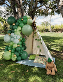 Green and Gold Balloon Arch Kit, 131 Pcs, Birthday Party Decor — 5