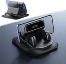 360 Degree Rotation Dashboard Phone Holder for Car, Anti-Slip Grips & One-Hand Operation Car Cell Phone Mount with Adjustable Spring Clip, Compatible with iPhone Samsung All Smartphones photo 1