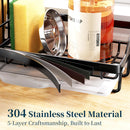 Consumest Sponge Holder for Kitchen Sink - Kitchen Sink Caddy Organizer with Removable Drip Tray for Countertop Dish… — 2