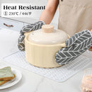 CAKETIME 2 Pack Multicolor Silicone Dish Drying Mat for Kitchen Counter Home…