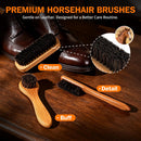 GleamGlee Leather Boot Care Kit, Saddle Soap, Mink Oil & Waterproof Wax Set — 5