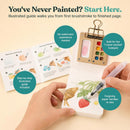 Tobios Mini Watercolor Kit, Travel Watercolor Set, Brush & Sketchbook | 12 Colors (Pack of 1) — 7