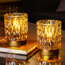 Battery Operated Table Lamp Timer, Small Cordless Lamps Decorative, 2 Amber — 1
