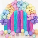 Voircoloria Blue Purple Pink Fringe Backdrop Curtains, 3.3x8.2ft, 3 Pack | 61 Blue Pink and Purple — 5