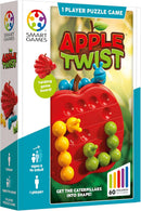 SmartGames Apple Twist - Multi-Level 3D Caterpillar Travel Puzzle, Ages 5+ — 3