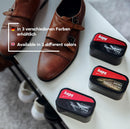 Kaps Shoe Polish Sponge Gives Instant Gloss, For Leather Shoes Boots Bags, Perfect Shine | Brown — 6