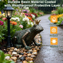 Crouching Frog Prince Garden Statue, Yard Decorations Outdoor Decor,…