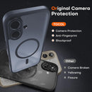 TOCOL for iPhone 16 Case, Compatible with MagSafe, Black photo 5