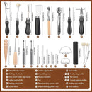 SOCNITC Leather Working Tools Kit, Leather Craft Tools for Stamping Repair — 2
