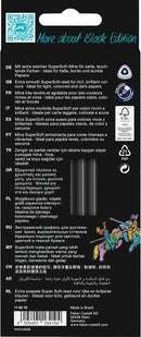 Faber-Castell Black Edition Colored Pencils, Neon & Pastel Colors | Neon + Pastel | 12 Count (Pack of 1) — 2