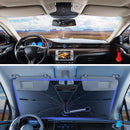 2026 Windshield Sun Shade Umbrella, Foldable Car Sunshade for Mid-Size Car — 2