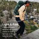 Osprey Talon 33L Men's Lightweight Hiking Backpack, Blue OS | 33L - Standard Fit | Scoria Blue/Night Shift — 4