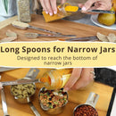 Simply Gourmet Measuring Cups & Spoons Set of 12, 18/08 Stainless Steel Kitchen Gadgets, Stackable Design with Long… — 7
