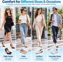 KTSAY Metatarsal Pads Women, Gel Ball of Foot Cushions for Pain Relief in Shoes, Non-Slip Heel Inserts, One Size Fits All (Clear, 2 Pair(Pack of 1)) 6