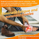 Work Boot Insoles for Standing All Day, High Arch Support Orthotic Shoe Inserts Relief Plantar Fasciitis, Flat Feet, Achilles Tendonitis - Women Men Memory Foam Cloud Step Gel Insoles -M(Men's 8-9) — 2