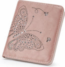KITEVIUN Small RFID Wallet Women Ultra Thin Slim Womens Wallet Mini Compact Bifold - Pink — 1