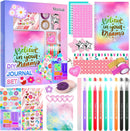 Nsrzua DIY Journal Kit for Girls,Toys for Ages 8-14 and Birthday Gifts for Girls. | purple — 1