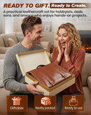 SAKERNEO Leather Working Tools kit Leather Tooling Kit Leather Craft Tools | Max Version — 7
