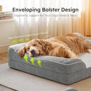 Extra Large Dog Bed, Orthopedic Dog Bed with Cooling Gel Memory Foam,…