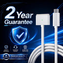 140W USB-C to Magnetic 3 Cable 6.6FT, Compatible with MacBook Pro/Air 8
