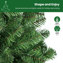 SHareconn Prelit Artificial Pencil Christmas Tree 6FT & Warm White Lights — 3