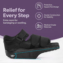 BraceAbility Forefoot Offloading Post-Op Shoe - Non-Weight Bearing Medical Wedge Boot for Diabetic Foot Ulcer, Metatarsal Fracture, Broken Toe, Bunion, Hammer Toe Surgery - Fits Men and Women (XL) — 5